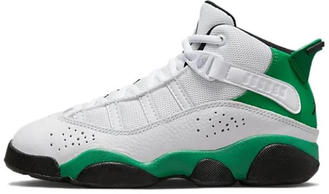 (Preschool) Air Jordan 6 Rings 'White Lucky Green' 323432-131 Buy (Preschool) Air Jordan 6 Rings 'White Lucky Green' 323432-131