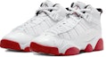 Lookbook (Preschool) Air Jordan 6 Rings 'White University Red' 323432-160