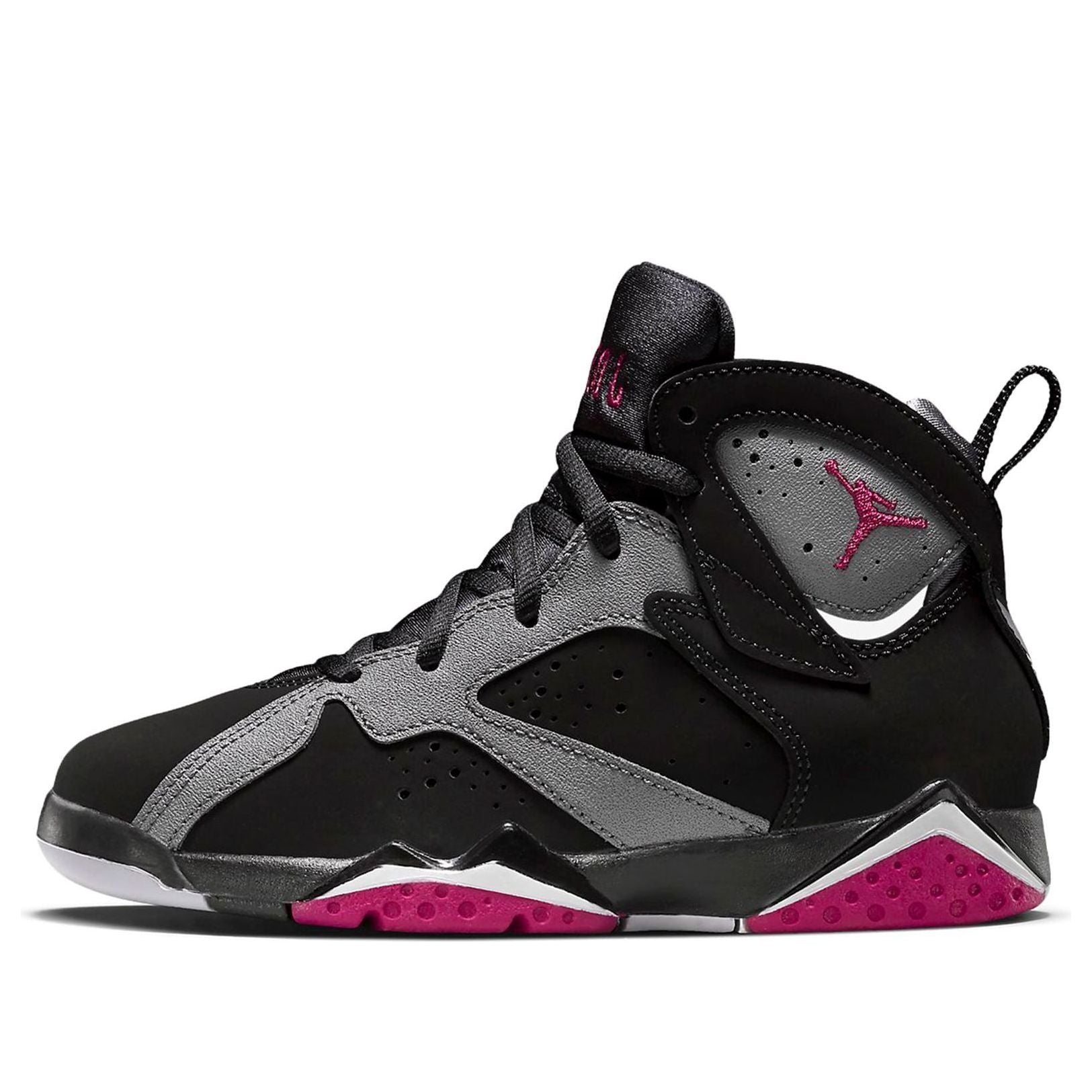 (Preschool) Air Jordan 7 Retro BP 'Black Fuschia' 442961-008