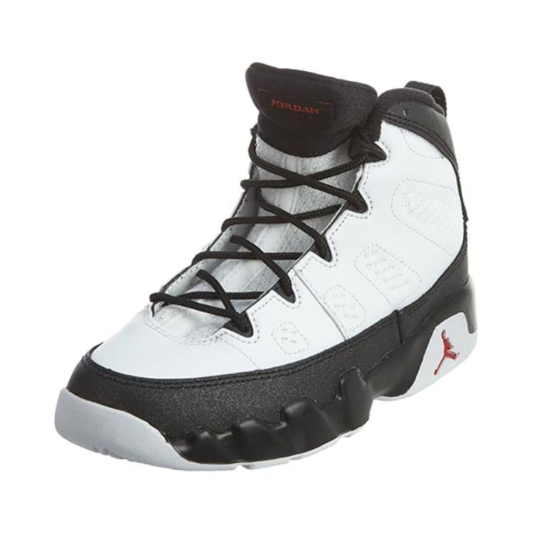 Buy （學齡前）Air Jordan 9 復古款“白紅” 401811-112