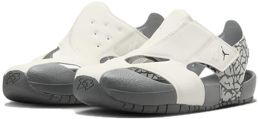 (PS) Air Jordan Flare "米白铁灰" CI7849-100 Lookbook (PS) Air Jordan Flare "米白铁灰" CI7849-100