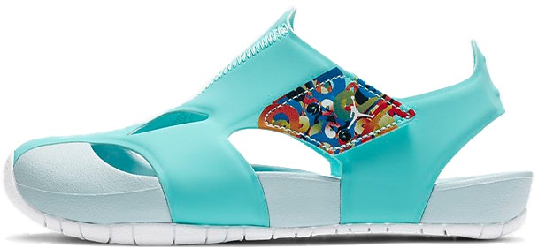 preschool-air-jordan-flare-green-sandals-ci-7849-301