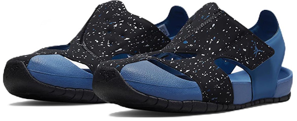 (PS) Sandal Air Jordan Flare 'Biru Hitam' CI7849-404 Lookbook (PS) Sandal Air Jordan Flare 'Biru Hitam' CI7849-404