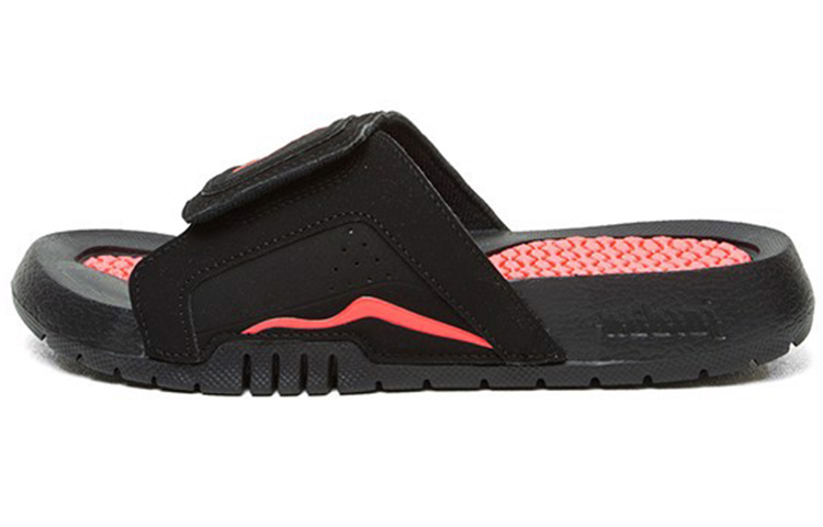 Buy Air Jordan Hydro VI 復古 紅外線 女款 黑紅 運動拖鞋