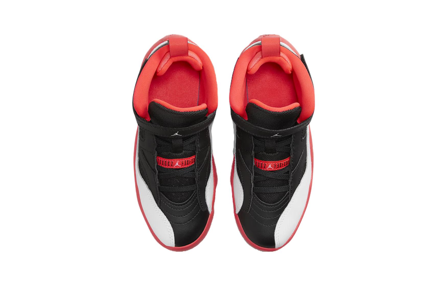 Shop 中童 Jordan Jumpman Two Trey PS 防滑防踢 高筒 兒童籃球鞋 黑紅