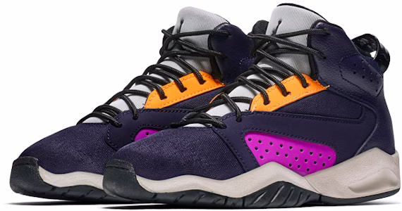 中童 Jordan Lift off 中筒 復古籃球鞋 橙紫白 Lookbook 中童 Jordan Lift off 中筒 復古籃球鞋 橙紫白