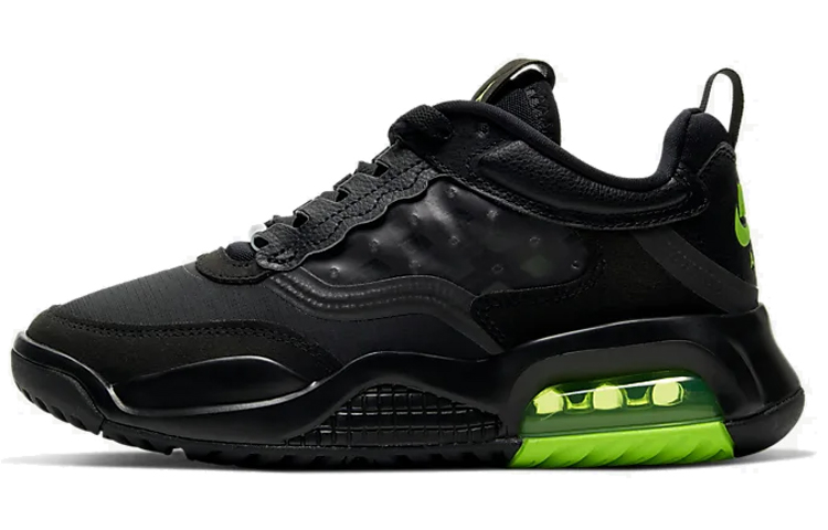 (Youth) Air Jordan Max 200 Black Electric Green CD5161-003