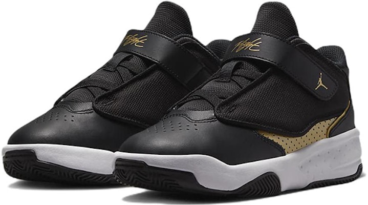(PS) Air Jordan Max Aura 4 'Hitam Emas Metalik' DQ8403-071 Lookbook (PS) Air Jordan Max Aura 4 'Hitam Emas Metalik' DQ8403-071