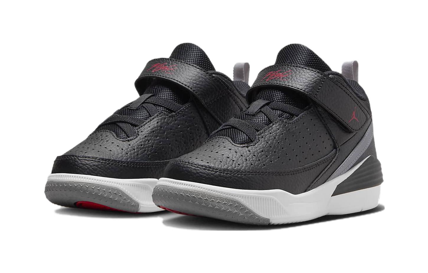 Lookbook (PS) Air Jordan Max Aura 5 'Black Cement' Sepatu Pria Hitam Terbaru DZ4354-061