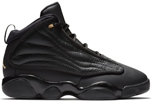 (Preschool) Air Jordan Pro Strong 'Black Gold' 407485-010 (Preschool) Air Jordan Pro Strong 'Black Gold' 407485-010
