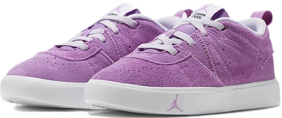 中童 Jordan Air Jordan 系列 ES ALT PS 防滑減震耐磨 低筒 溜板鞋 紫白 Lookbook 中童 Jordan Air Jordan 系列 ES ALT PS 防滑減震耐磨 低筒 溜板鞋 紫白