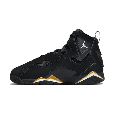 (PS) Jordan True Flight 'Black Metallic Gold'