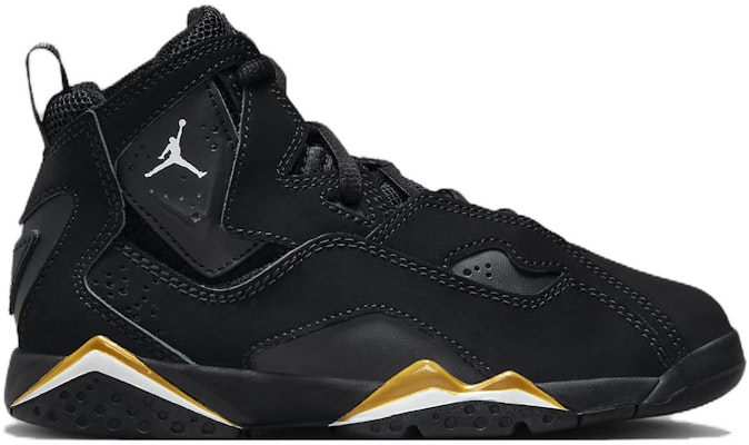 (學前班) Air Jordan True Flight '黑色 金屬金' 343796-017 Order (學前班) Air Jordan True Flight '黑色 金屬金' 343796-017