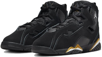 (PS) Air Jordan True Flight 'Hitam Emas Metalik' 343796-017 Lookbook (PS) Air Jordan True Flight 'Hitam Emas Metalik' 343796-017