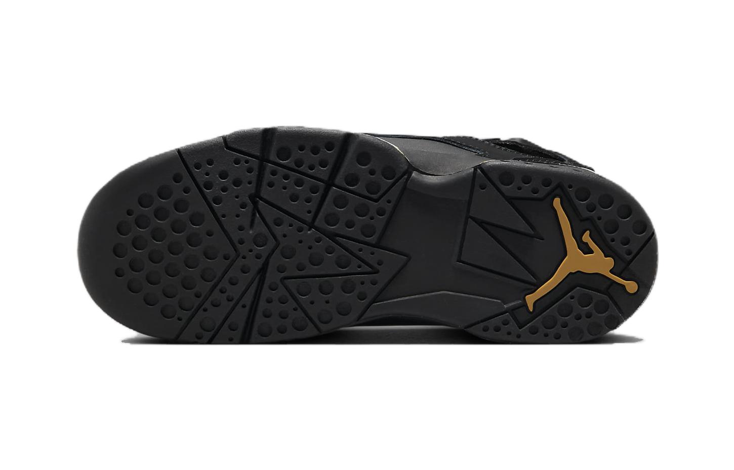 Shop (學前班) Air Jordan True Flight '黑色 金屬金' 343796-017