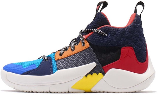 BP幼童 Air Jordan Why Not 0.2 威少2 減震防滑 高筒籃球鞋 紅藍黑拼接 Buy BP幼童 Air Jordan Why Not 0.2 威少2 減震防滑 高筒籃球鞋 紅藍黑拼接