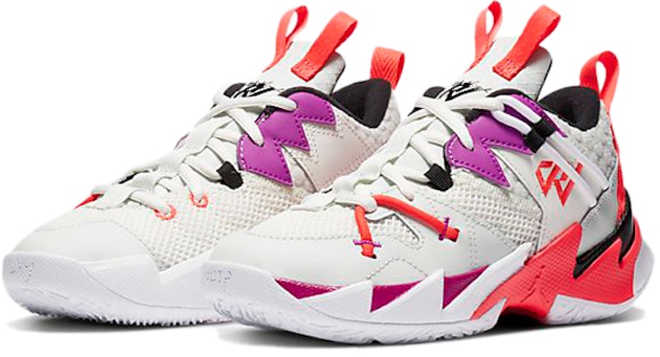 (Preschool) Air Jordan Why Not Zer0.3 SE 'Sail Flash Crimson' CN8108-101 Lookbook (Preschool) Air Jordan Why Not Zer0.3 SE 'Sail Flash Crimson' CN8108-101