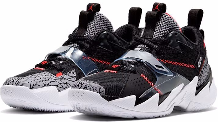 (Preschool) Air Jordan Why Not Zer0.3 'Black Cement' CD5805-006 Lookbook (Preschool) Air Jordan Why Not Zer0.3 'Black Cement' CD5805-006