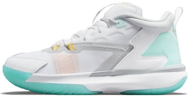 (Preschool) Air Jordan Zion 1 'White Dynamic Turquoise' DC2024-101 (Preschool) Air Jordan Zion 1 'White Dynamic Turquoise' DC2024-101