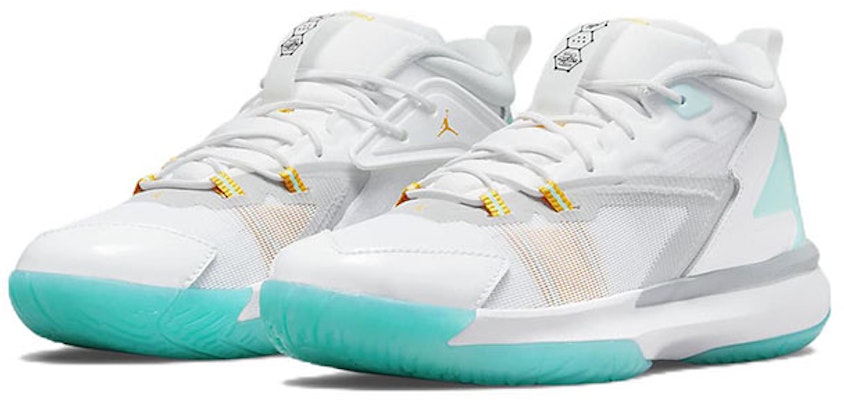 (PS) Air Jordan Zion 1 'Putih Biru Turki Dinamik' DC2024-101 Lookbook (PS) Air Jordan Zion 1 'Putih Biru Turki Dinamik' DC2024-101