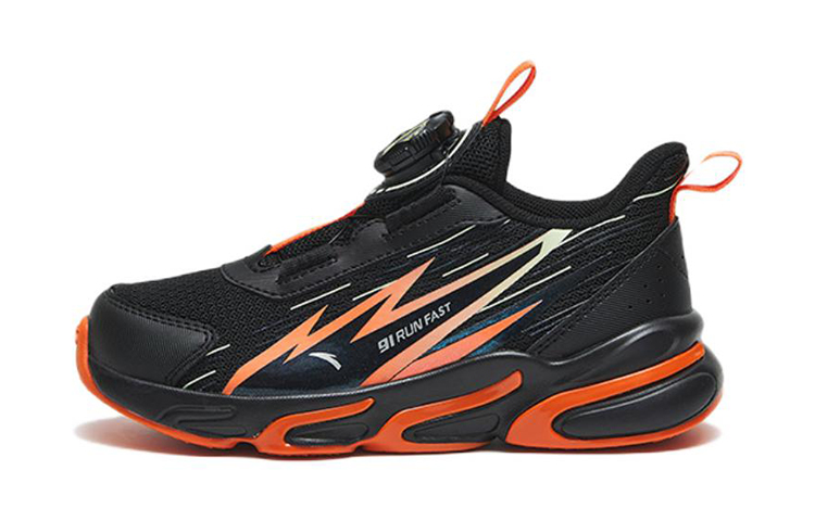(Preschool) Anta 'Black Orange' 312249937-2