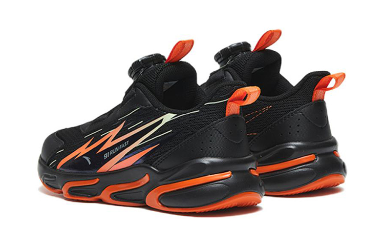 Shop (Preschool) Anta 'Black Orange' 312249937-2