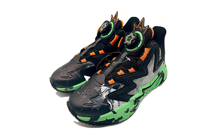 Lookbook (PS) Anta ''Schwarz Orange Grün'' ''Cement Breaker Knob'' Sneakers 312241112-10