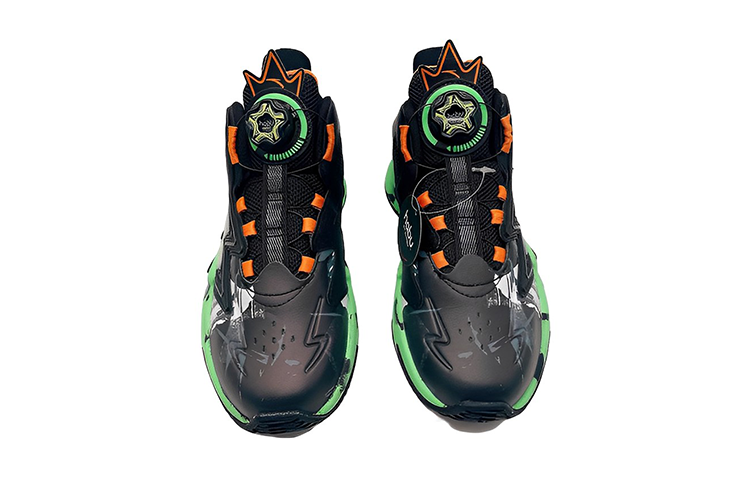 Purchase (PS) Anta ''Schwarz Orange Grün'' ''Cement Breaker Knob'' Sneakers 312241112-10