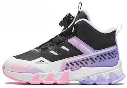 中童 安踏兒童 旋鈕 防滑保暖 高幫 兒童戶外鞋 黑白色 Buy 中童 安踏兒童 旋鈕 防滑保暖 高幫 兒童戶外鞋 黑白色