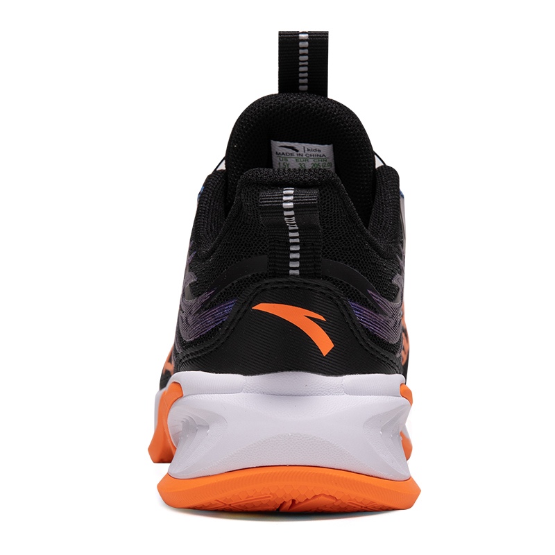 Lookbook (Preschool) Anta 'Flame 3 Twist Button - Black Orange' 312315511-4