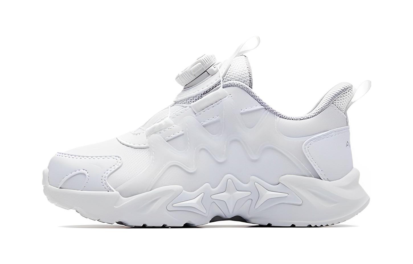 (Preschool) Anta 'Honghu 2.0 White Low-Top' 332239928N-4