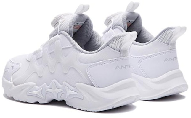 中童 Anta安踏 鴻鵠2.0 減震防滑耐磨 低幫 運動休閒鞋 白色 Shop 中童 Anta安踏 鴻鵠2.0 減震防滑耐磨 低幫 運動休閒鞋 白色