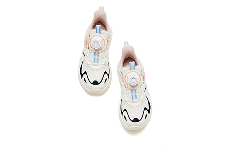 Lookbook 中童 Anta安踏 鴻鵠 耐磨減震防滑 兒童休閒鞋 藕橙色