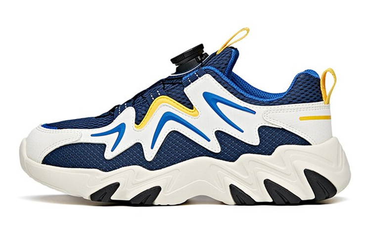 (Preschool) Anta 'Honghu Retro Blue and White' 312138878A-6
