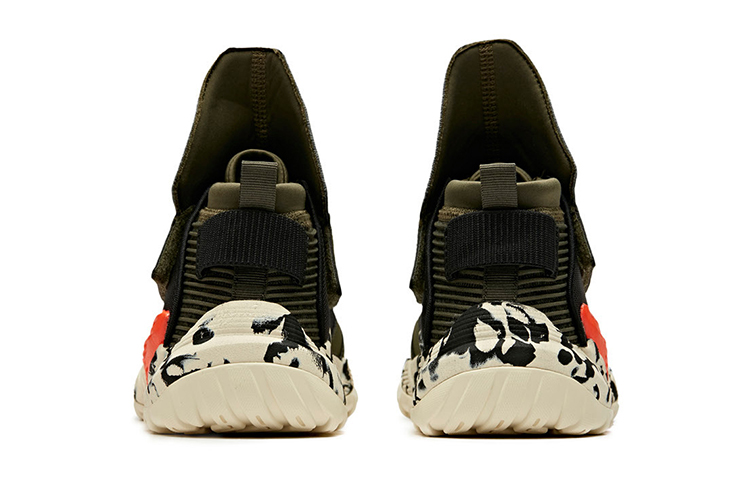 Shop (Preschool) Anta 'Overbearing Retro Basketball Olive Green' 31941111-4