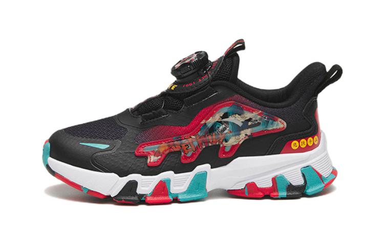 (Preschool) Anta 'Rabbit Leap Black Red' 312319986-7