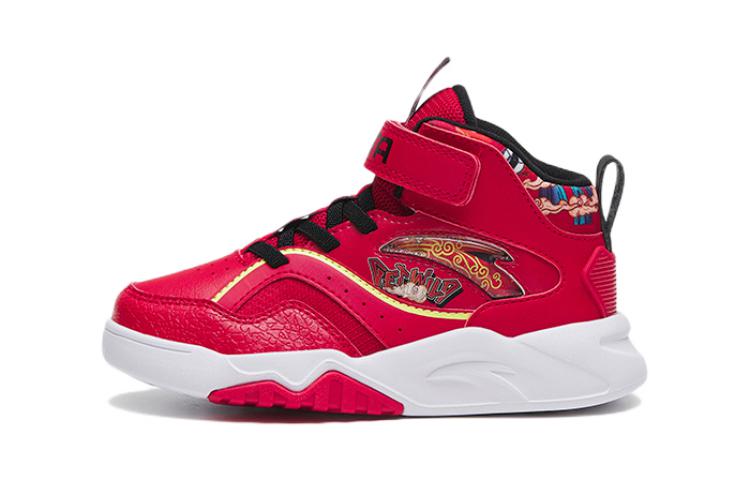 (Preschool) Anta 'Rabbit Leap Red High-Top' 312319993-6