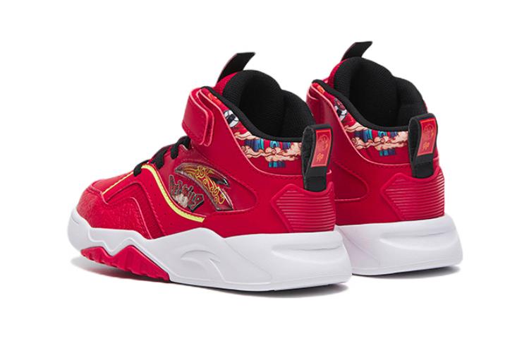 Lookbook (Preschool) Anta 'Rabbit Leap Red High-Top' 312319993-6