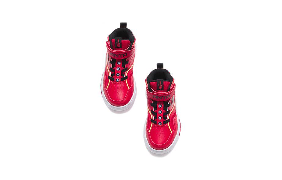 Shop (Preschool) Anta 'Rabbit Leap Red High-Top' 312319993-6