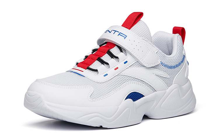 Order (Preschool) Anta 'White Blue Velcro' A312148852-1