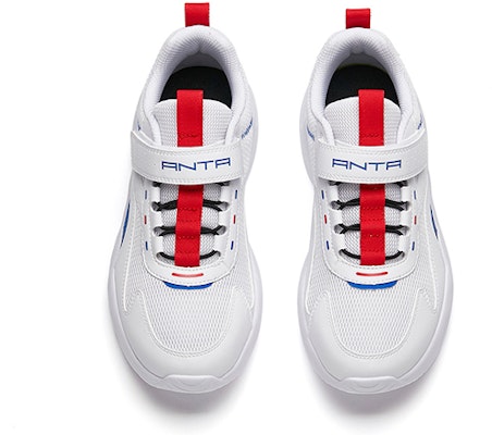 (Preschool) Anta 'White Blue Velcro' A312148852-1 Lookbook (Preschool) Anta 'White Blue Velcro' A312148852-1