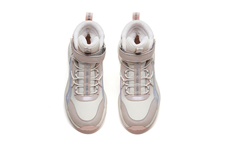 Shop (Preschool) Anta 'White Grey Velcro Casual Running' 322146963-2