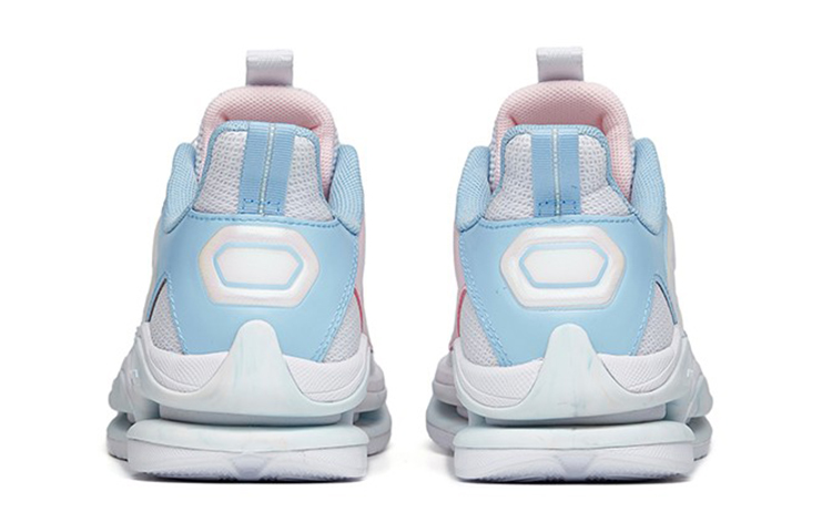 Shop (Preschool) Anta 'White Pink Blue' 322215571-4