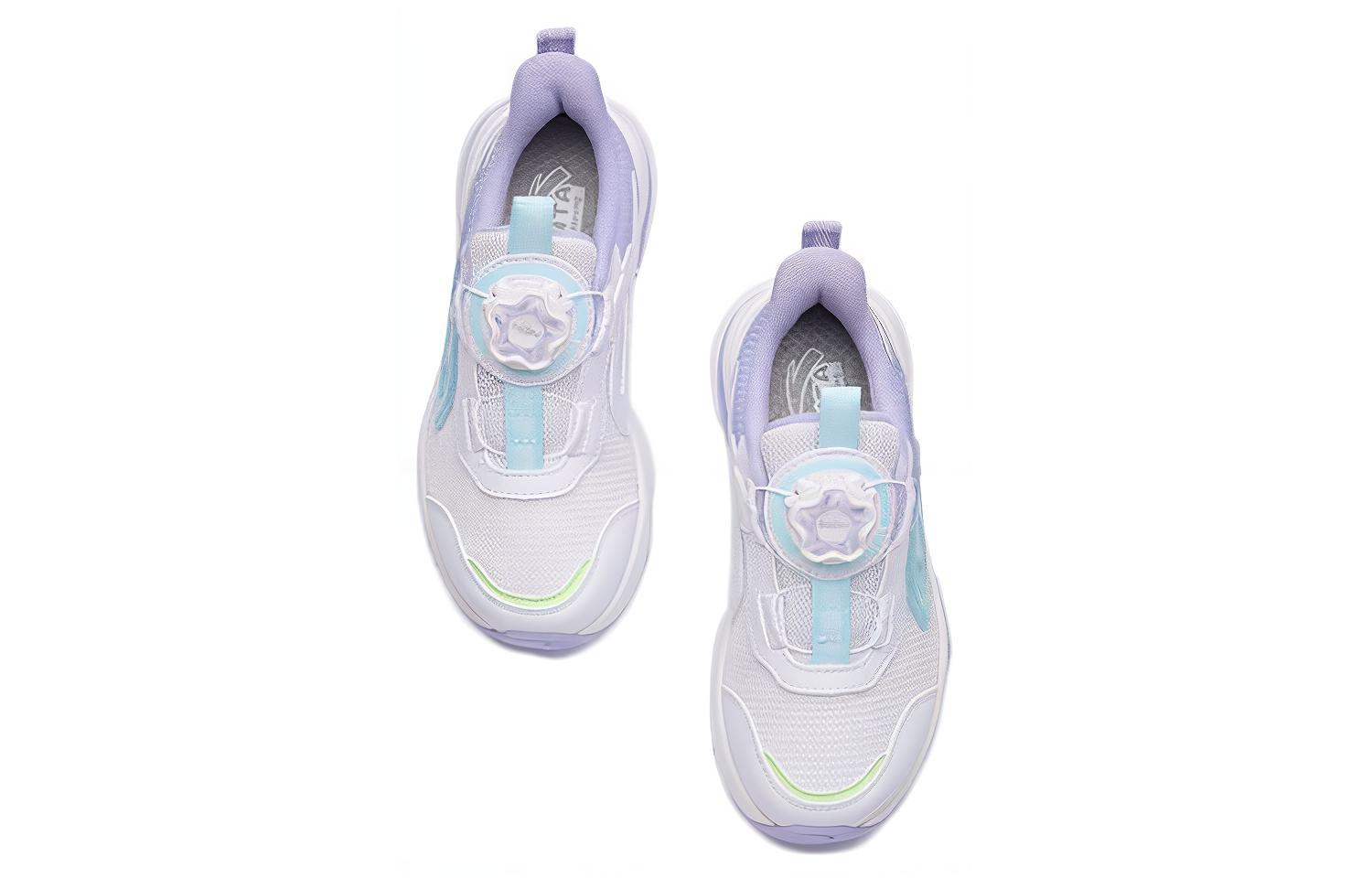 Lookbook (Preschool) Anta 'White Purple Blue' 322239902-1