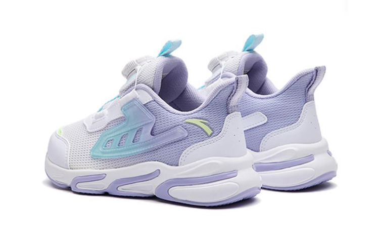 Shop (Preschool) Anta 'White Purple Blue' 322239902-1