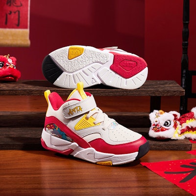 (Preschool) Anta 'White Red Comfort' A312419903-1 2