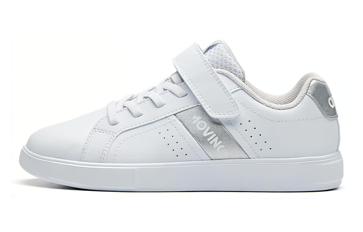 (Preschool) Anta 'White Velcro Low-Top Casual' A33018001-1