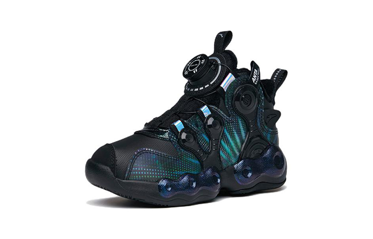 Order (Preschool) Anta Alien 1 Mid Basketball Shoes 'Black' 312219934R-5
