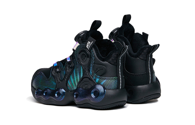 Shop (Preschool) Anta Alien 1 Mid Basketball Shoes 'Black' 312219934R-5