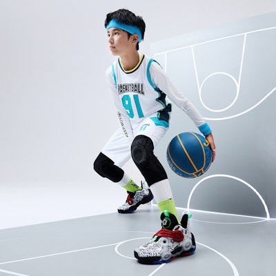 (Preschool) Anta Alien 2 Basketball Shoe 'White Black' 312231115-3 3